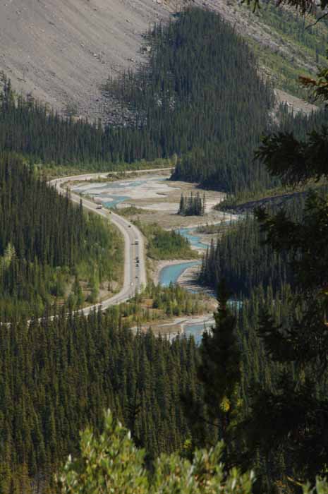 the Icefield Parkway